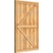 Ekena Millwork Framed Board-n-Batten Shutters w/Z-Bar, Rough Sawn Western Red Cedar, 26 7/8W x 40H, PR RBF06Z26X040RWR - alternate 3